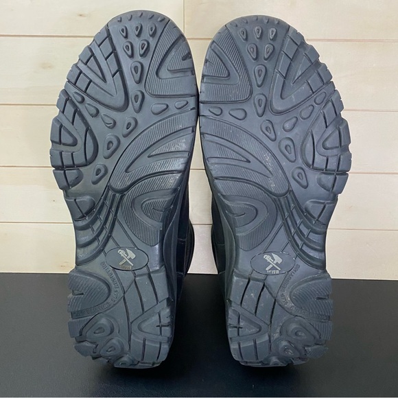 Iron Age Trencher Composite Toe Work Boots Men's Size 9.5 Shoes M Black Leather - Picture 9 of 11